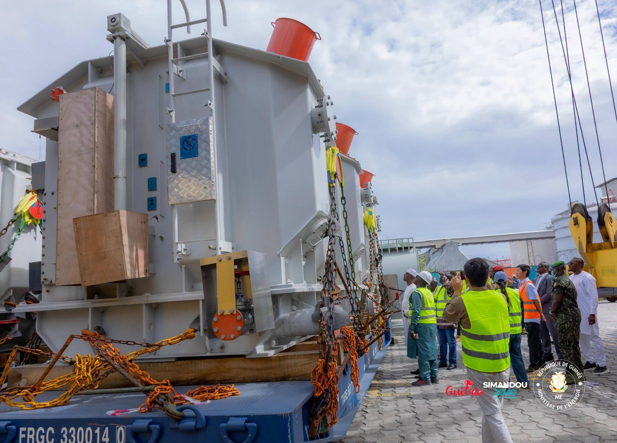 Barrage d’Amaria : trois transformateurs réceptionnés