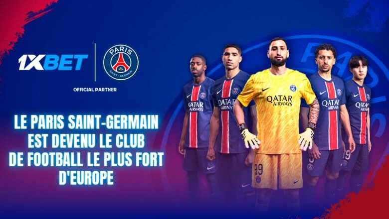 Le Paris Saint-Germain, partenaire officiel du bookmaker de portée mondiale 1xBet, a raflé son premier titre de Ligue des champions