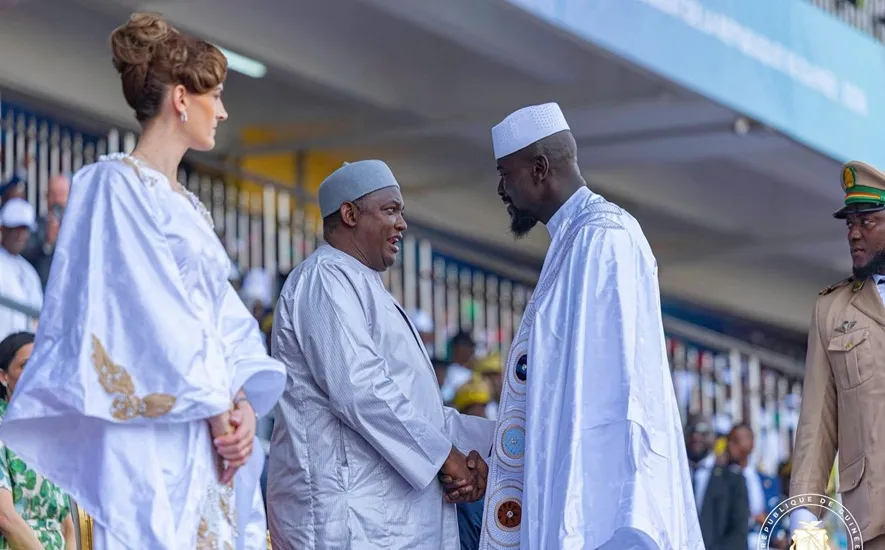 Guinée-Gambie : Mamadi Doumbouya et Adama Barrow veulent donner un nouvel élan à leur coopération